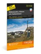 Kungsleden : Nikkaluokta, Ritsem och Vakkotavare 1:50.000