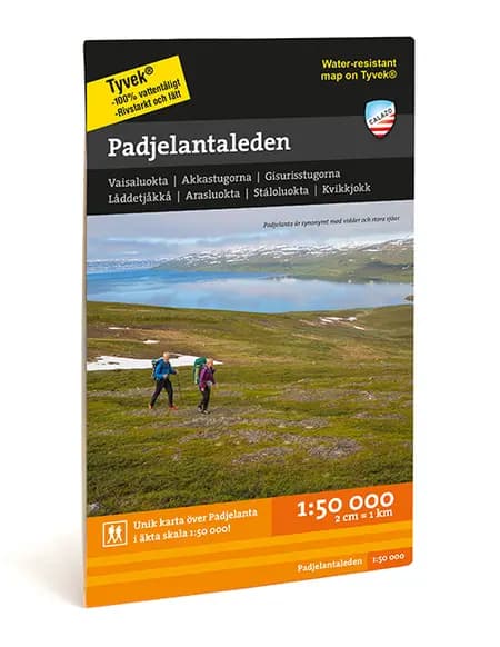 Padjelantaleden 1:50.000 af Calazo Förlag