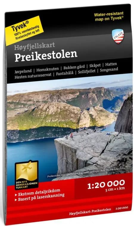 Preikestolen 1:20 000 af Calazo