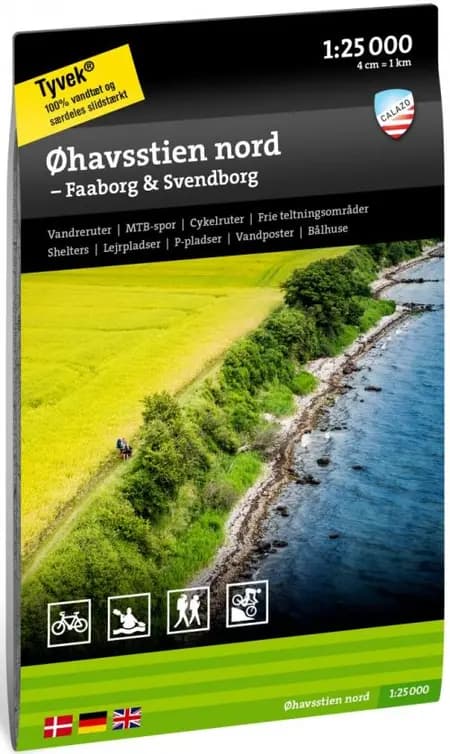 Øhavsstien nord : Faaborg & Svendborg 1:25 000 af Calazo