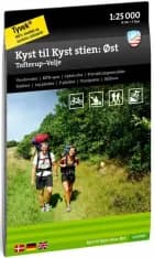 Kyst til Kyst Stien øst : Tofterup - Vejle 1:25 000
