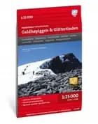 Jotunheimen : Galdhøpiggen & Glittertinden 1:25 000 af Calazo