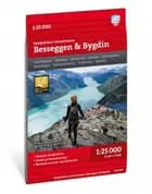 Jotunheimen : Besseggen & Bygdin 1:25 000 af Calazo