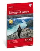 Jotunheimen : Besseggen & Bygdin 1:25 000
