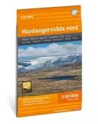 Hardangervidda nord 1:50 000 af Calazo