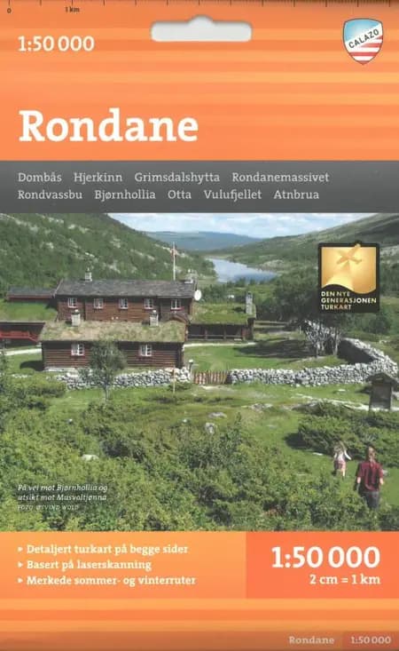 Rondane 1:50 000 af Calazo