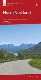 Norra Norrland : bil- och turistkarta - road map - Straßenkarte