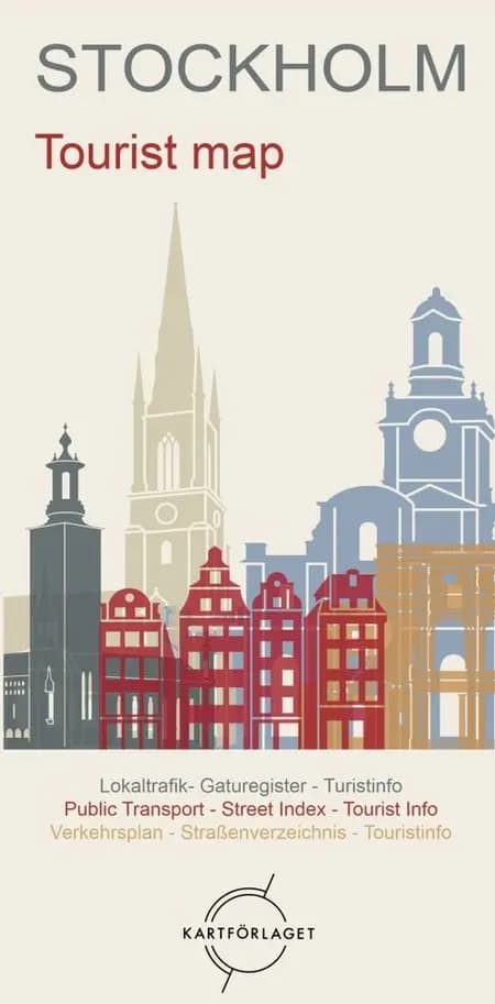 Stockholm tourist map af Kartförlaget