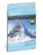 Høyfjellskart Jotunheimen : Høgruta : Gjendesheim Bessheim Memurubu Glitterheim Spiterstulen Liervassbu Krossbu