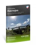 Outdooratlas Hærvejen 1:50 000 af Calazo