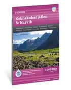 Kebnekaisefjällen & Narvik 1:100 000 af Calazo
