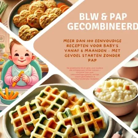 BLW & pap gecombineerd: Meer dan 100 eenvoudige recepten voor baby’s vanaf 6 maanden – met gevoel starten zonder pap af Kira Kochmann