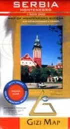Serbia Montenegro Kosovo af Gizi Map