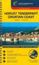 Croatian Coast: Dalmatia, Istria, Montenegro, Road Atlas 