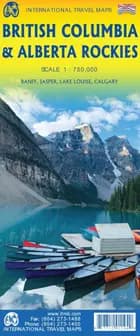 British Columbia & Alberta Rockies: Banff, Jasper, Lake Louise, Calgary, International Travel Maps