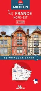 France Northeastern 2026, Michelin National Map 707