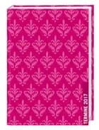 Kalenderbuch Tapete pink 2017
