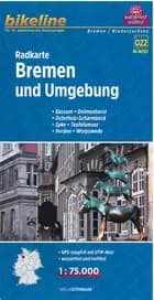 Bremen und Umgebung, Radkarte: Bassum, Delmenhorst, Osterholz-Scharmbeck, Syke, Teufelsmoor, Verden, Worpswede - Esterbauer