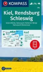 Kiel, Rendsburg Schleswig: Eckernförde, Naturpark Hüttener Berge, Naturpark Westensee - Eckernförde, Naturpark Hüttener Berge, Naturpark Westensee, Mair-Dumont/Kompass