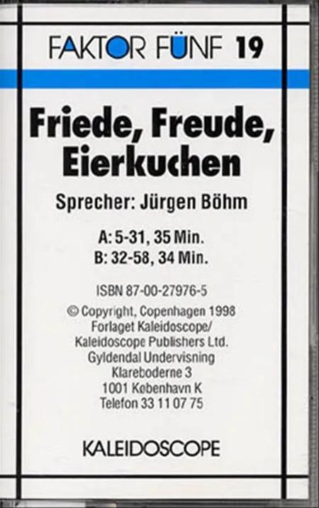 19. Friede, Freude, Eierkuchen - Lydbånd af Vasco Alexander Schmidt