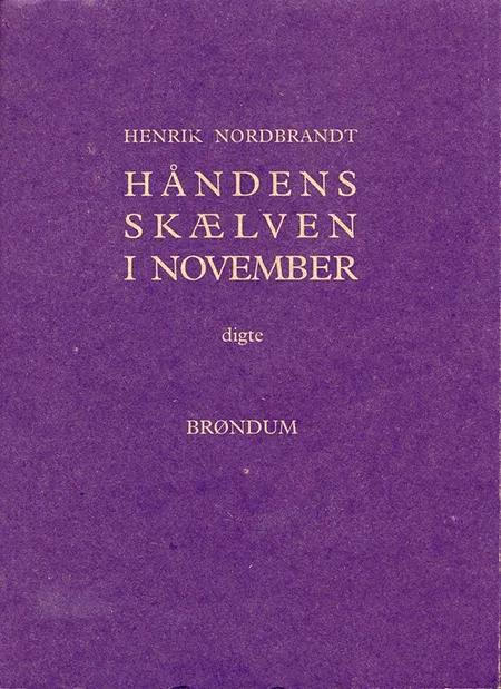 Håndens skælven i november af Henrik Nordbrandt