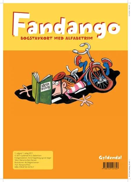 Fandango. Bogstavkort med alfabetrim af Marianne Iben Hansen