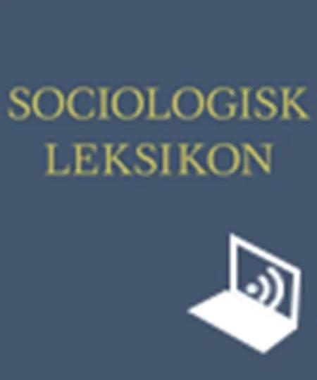 Sociologisk Leksikon Online af Steen Nepper Larsen
