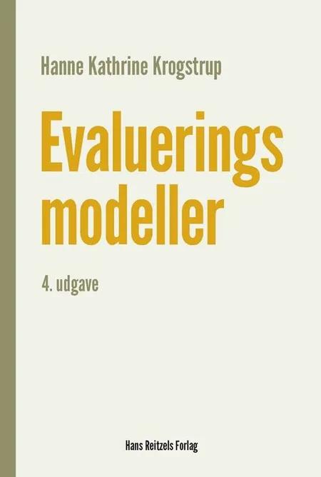 Evalueringsmodeller af Hanne Kathrine Krogstrup