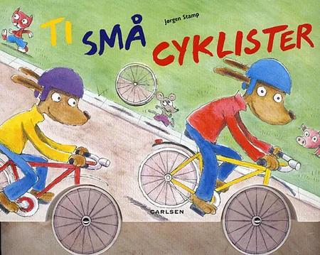 Ti små cyklister af Jørgen Stamp