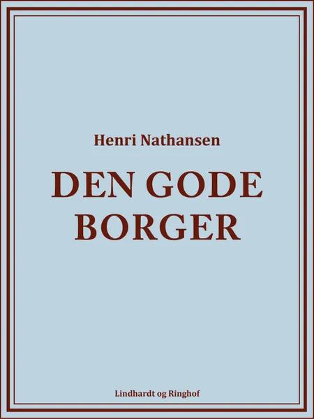Den gode borger af Henri Nathansen