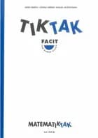 Matematik-Tak 9.kl. Tik-Tak, Facit