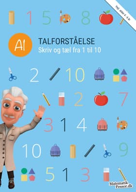 A1 - Talforståelse, Skriv og tæl fra 1 til 10 (Kolli 6) af .