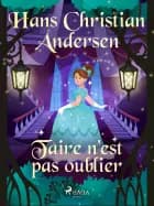 Taire n'est pas oublier