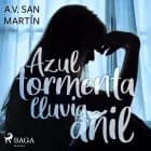 Azul toremnta lluvia añil