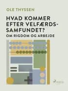 Hvad kommer efter velfærdssamfundet? Om rigdom og arbejde