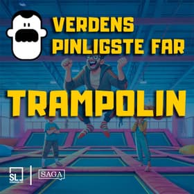 Verdens Pinligste Far hopper på trampolin af Simon Lund Larsen