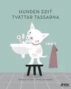 Hunden Edit tvättar tassarna