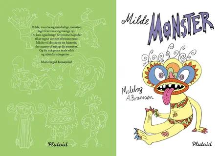 Milde Monster malebog af Annemette Bramsen