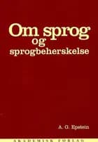 Om sprog og sprogbeherskelse