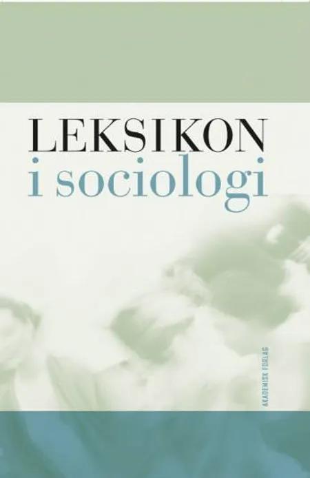 Leksikon i sociologi af Heine Andersen