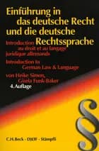 Einführung in das deutsche Recht und die deutsche Rechtssprache