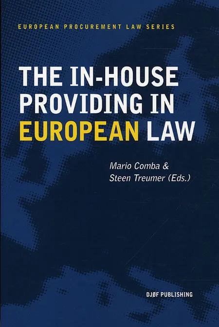The In-House providing in European Law af Steen Treumer