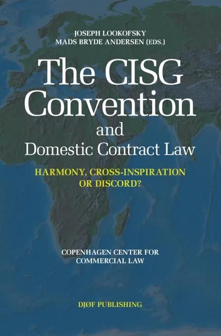 The CISG convention and domestic contract law af Joseph M. Lookofsky