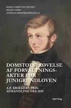 Domstolsprøvelse af forvaltningsakter før junigrundloven