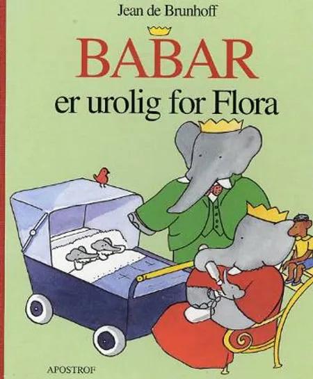 Babar er urolig for Flora af Jean de Brunhoff