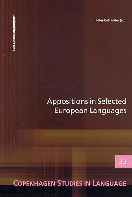 Appositions in selected European languages 