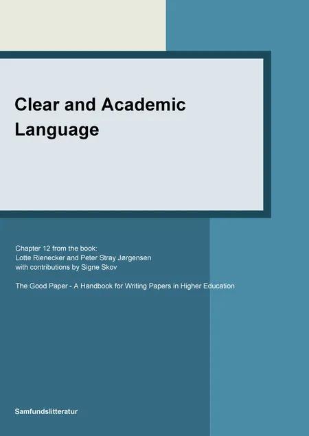 Clear and academic language af Lotte Rienecker