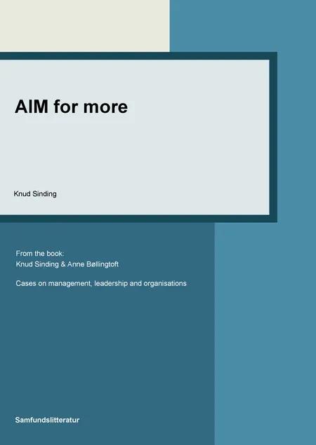 AIM for more af Knud Sinding