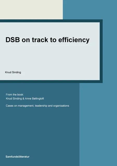 DSB on track to efficiency af Knud Sinding