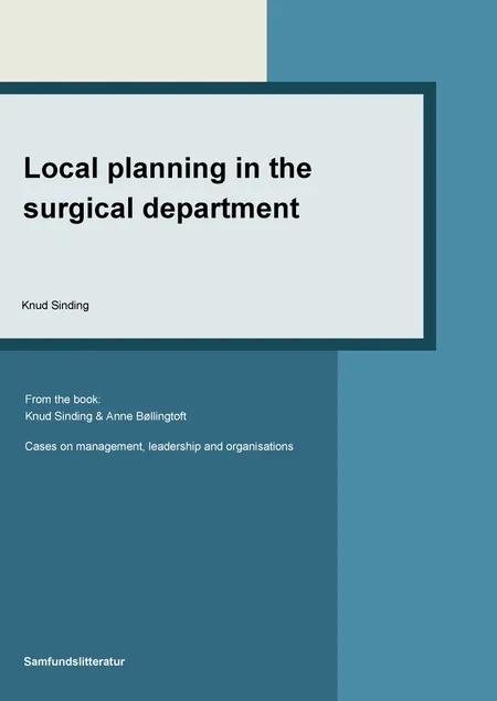 Local planning in the surgical department af Knud Sinding